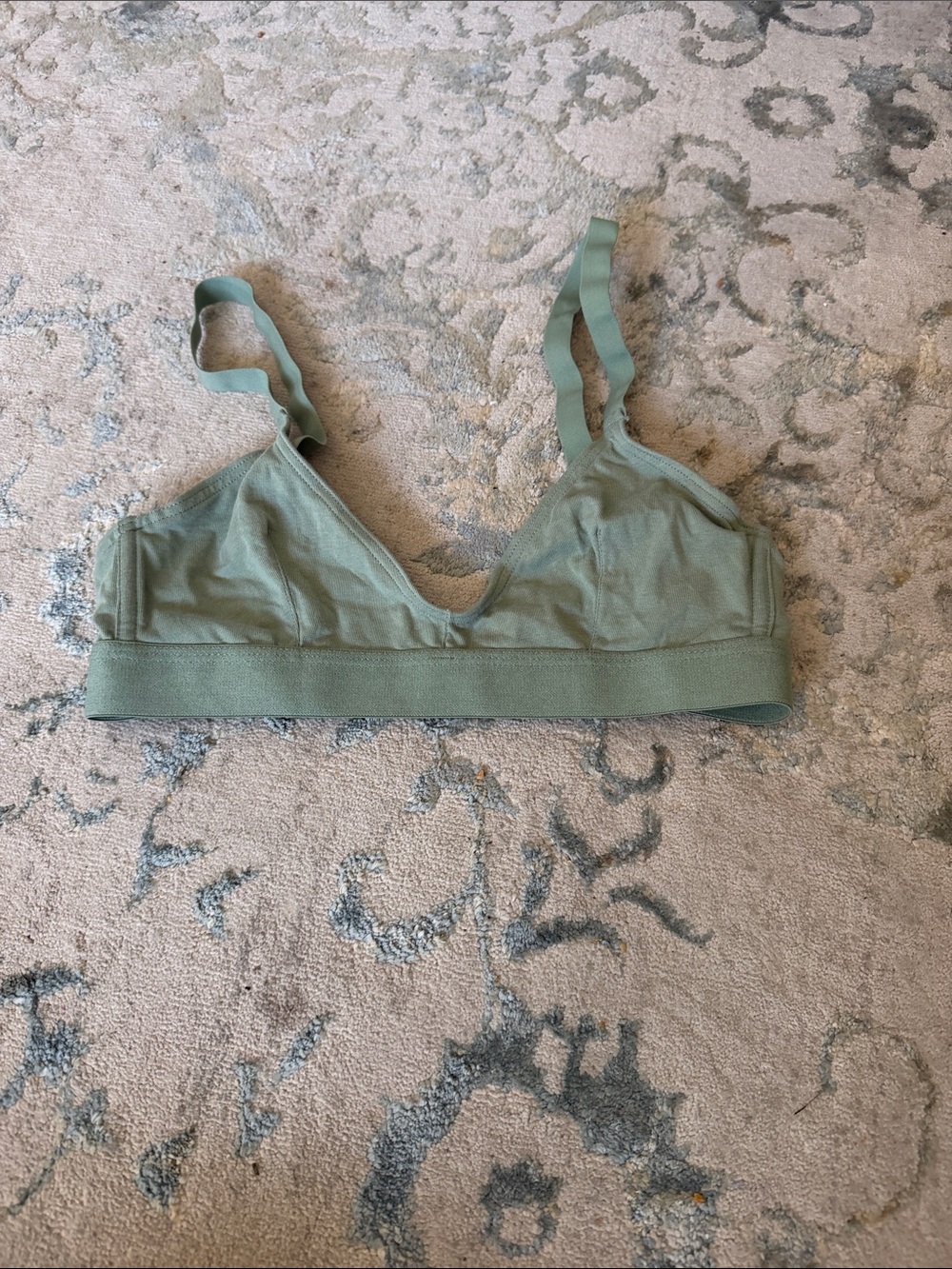 NUDE Sage Green Soft Triangle Bralette